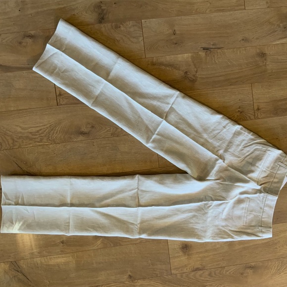 PALMA STRAIGHT-LEG LINEN PANT - Picture 3 of 14